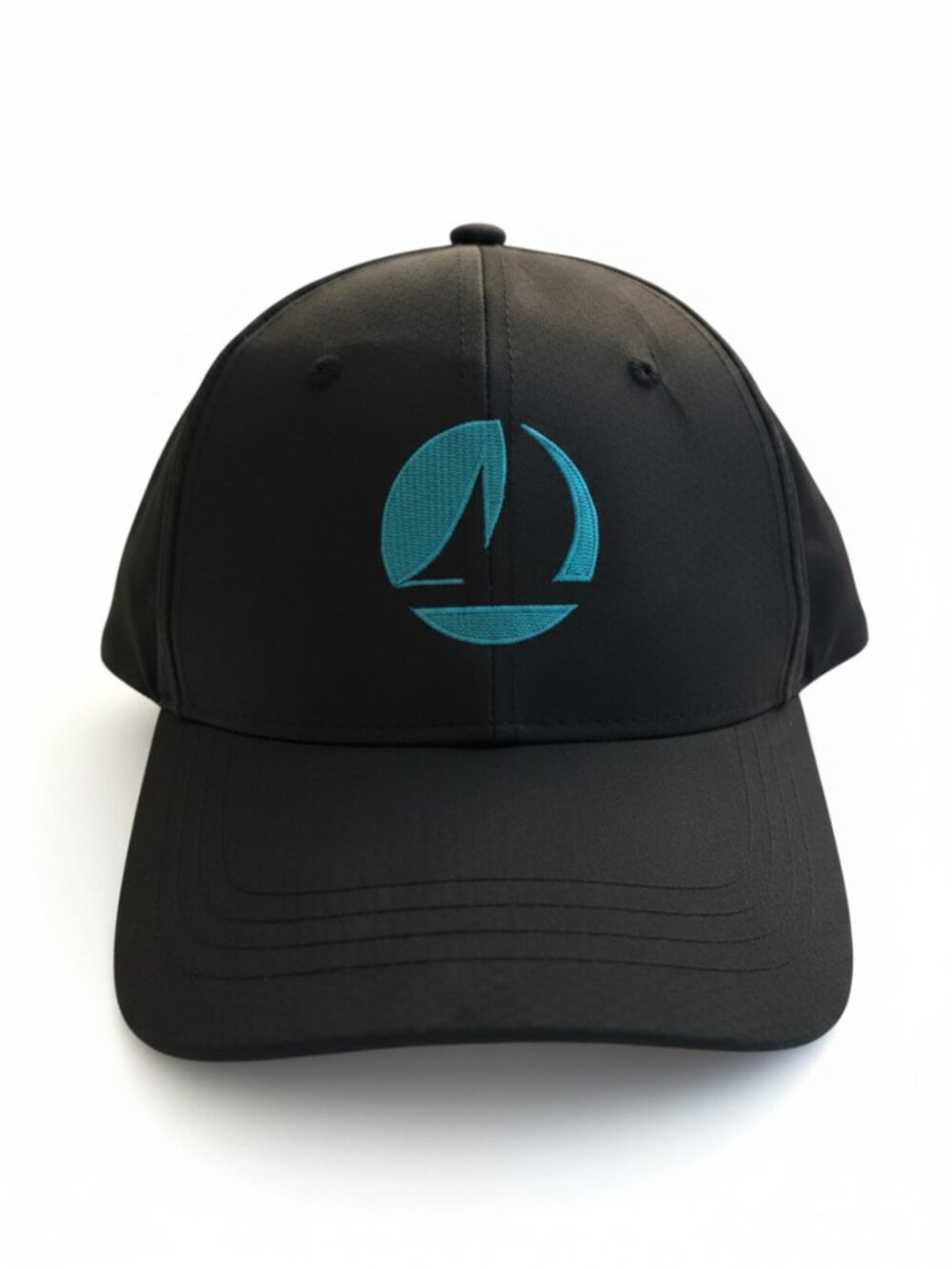 Unisex Sports Cap with Teal Sailboat Embroidery